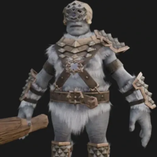 Cyclops portrait render: the one-eyed giant that defines the Cyclops faction (© Keen Games)
