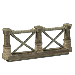 Carved Tropical Wood Fence with Ropes I icon (© Keen Games)