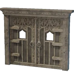 Metal Bound Wooden Double Door icon (© Keen Games)