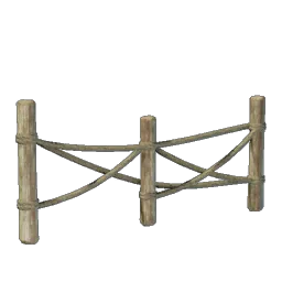 Simple Tropical Wood Fence with Ropes I icon (© Keen Games)