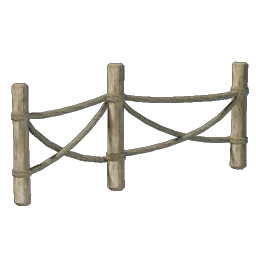 Simple Tropical Wood Fence with Ropes II icon (© Keen Games)