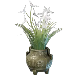 White Cymbidum Flower icon (© Keen Games)