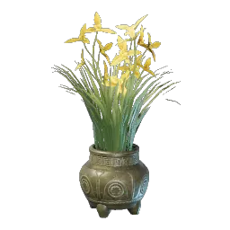Yellow Cymbidum Flower icon (© Keen Games)